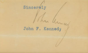 Lot #55 John F. Kennedy