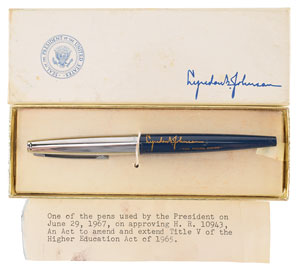 Lot #58 Lyndon B. Johnson - Image 1