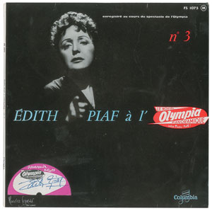 Lot #702 Edith Piaf