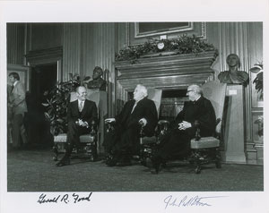 Lot #104 Gerald Ford and John Paul Stevens - Image 1