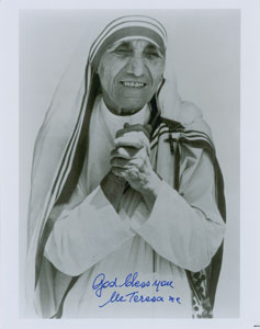 Lot #257  Mother Teresa