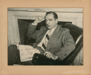 Lot #254 Joseph McCarthy - Image 1