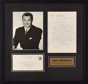 Lot #899 Jack Dempsey - Image 1