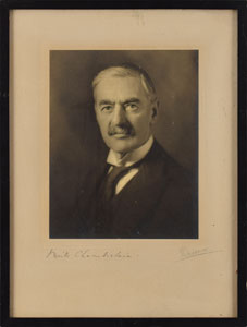 Lot #189 Neville Chamberlain