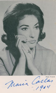 Lot #677 Maria Callas