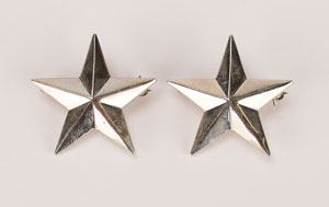 Lot #49 Dwight D. Eisenhower's Personally-Worn Pair of General Stars - Image 1