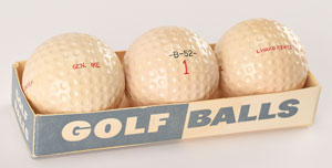 Lot #47 Dwight D. Eisenhower's Personally-Owned 'Gen. Ike' Golf Balls (3) - Image 1