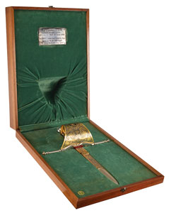 Lot #48 Dwight D. Eisenhower: Spanish Dagger Presented to Robert L. Schulz - Image 2