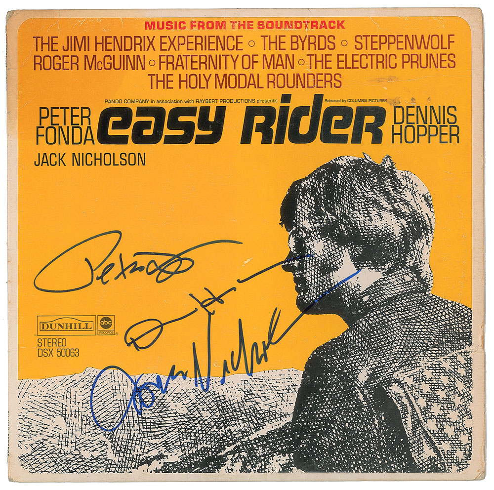 Lot #9327  Easy Rider Signed Album