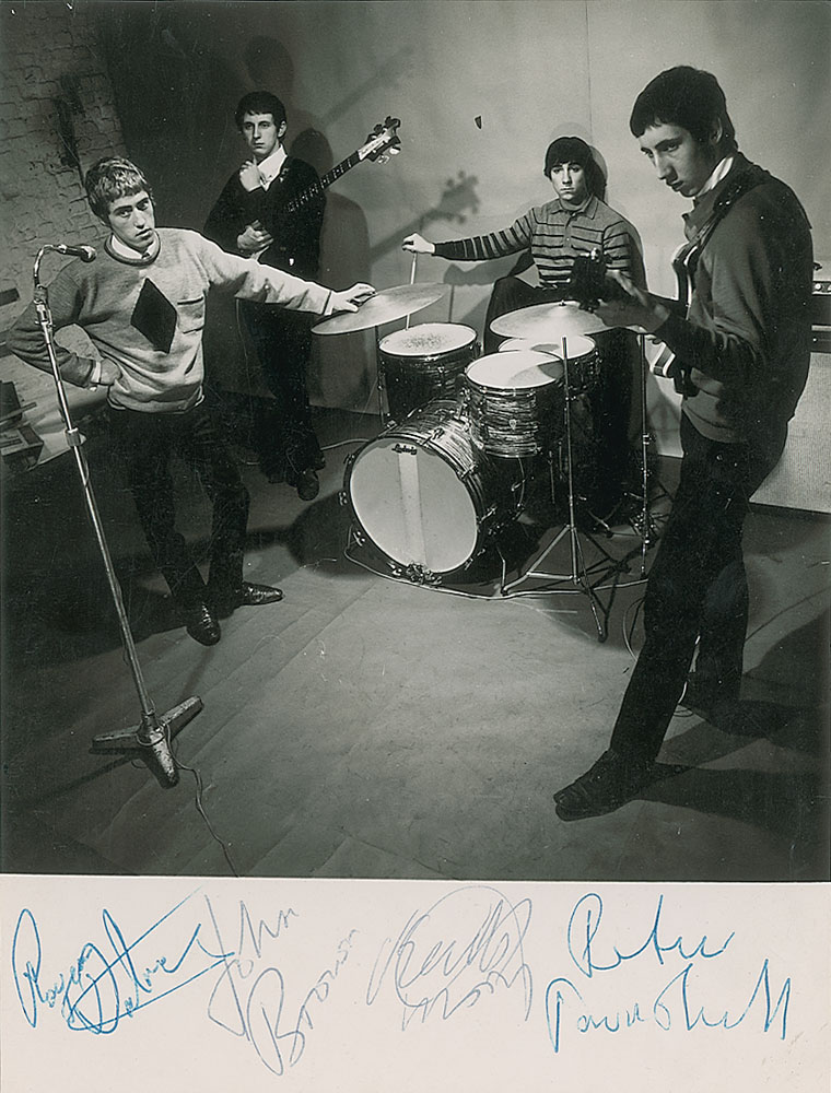 Lot #9034 The Who Signed Photograph