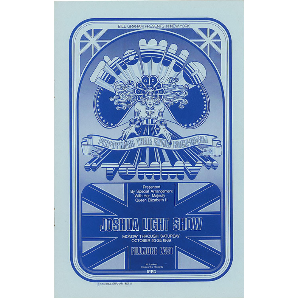 Lot #9029 The Who Six Nights of 'Tommy' Fillmore East Program