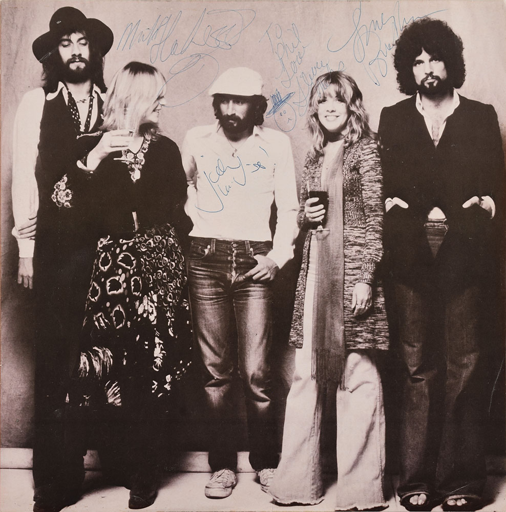 Lot #9101  Fleetwood Mac Signed Tourbook Page