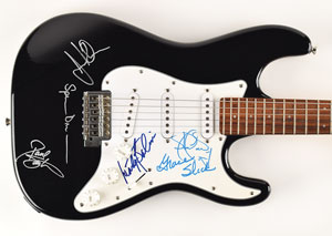Lot #9021  Jefferson Airplane Signed Guitar - Image 2