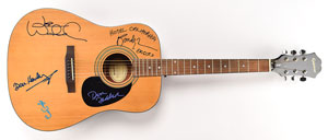 Lot #9202 The Eagles Signed Guitar