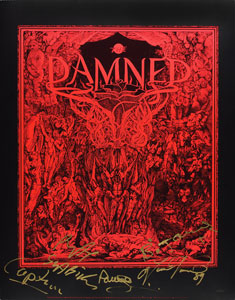 Lot #9230 The Damned Signed Poster