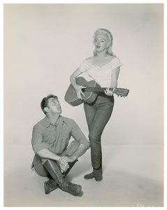Lot #9503 Marilyn Monroe and Robert Mitchum Original Photograph - Image 1