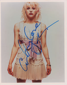 Lot #9452 Courtney Love Signed Photograph - Image 1