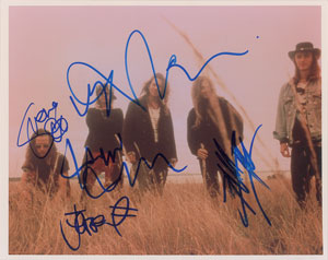 Lot #9353  Pearl Jam Signed Photograph - Image 1