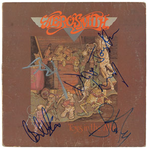 Lot #9305  Aerosmith Signed Album - Image 1