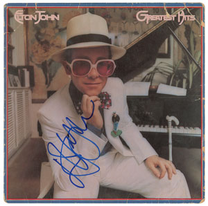 Lot #9339 Elton John Signed Album