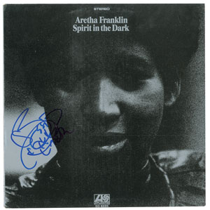 Lot #9425 Aretha Franklin Signed Album - Image 1