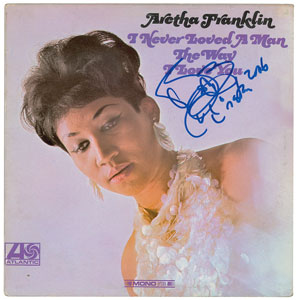 Lot #9426 Aretha Franklin Signed Album - Image 1