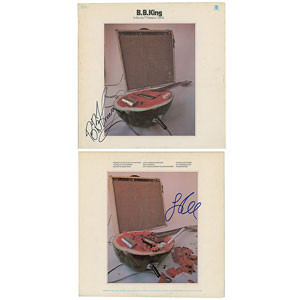 Lot #9440 B. B. King Signed Album - Image 1