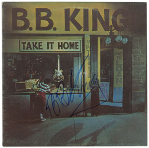 Lot #9441 B. B. King Signed Album - Image 1