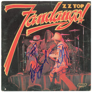 Lot #9492  ZZ Top Signed Album - Image 1