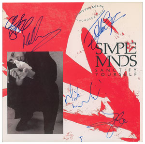Lot #9476  Simple Minds Signed Album - Image 1