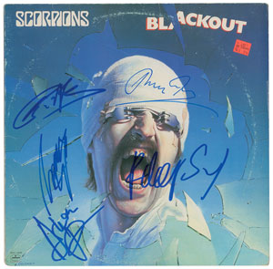 Lot #9473  Scorpions Signed Album