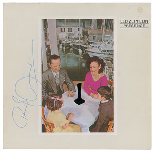 Lot #9071  Led Zeppelin: Robert Plant Signed Albums (3) - Image 3