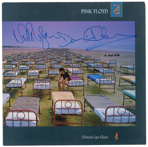 Lot #9245  Pink Floyd: Gilmour and Mason Signed