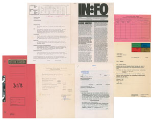 Lot #9011 Richie Havens 1972 Munich Concert Material - Image 1
