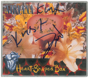 Lot #9349  Nirvana Signed CD