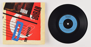 Lot #9414  Duran Duran Signed 45 RPM Record - Image 3