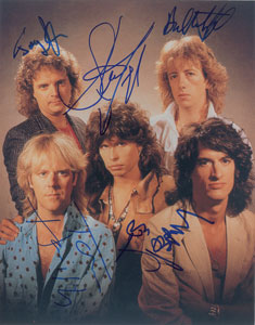Lot #9307  Aerosmith Signed Photograph