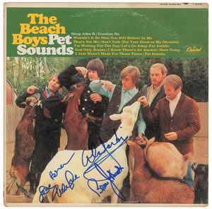 Lot #9310 The Beach Boys Signed Album - Image 1