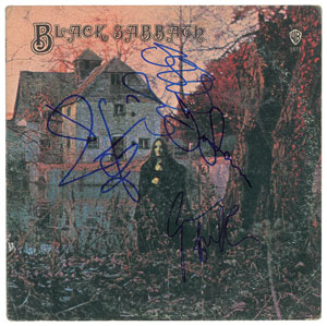 Lot #9316  Black Sabbath Signed Album