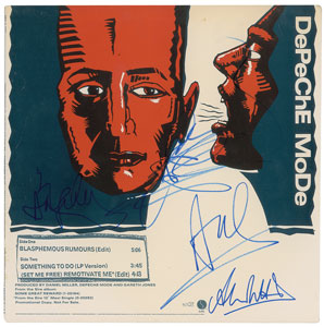 Lot #9408  Depeche Mode Signed Album - Image 1