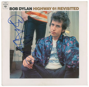 Lot #9325 Bob Dylan Signed Album