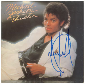 Lot #9337 Michael Jackson Signed Album