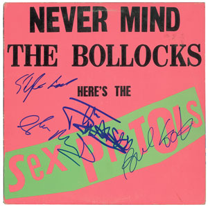 Lot #9368  Sex Pistols Signed Album