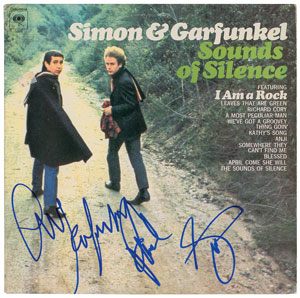 Lot #9370  Simon and Garfunkel Signed Album