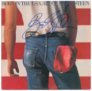 Lot #9375 Bruce Springsteen Signed Album