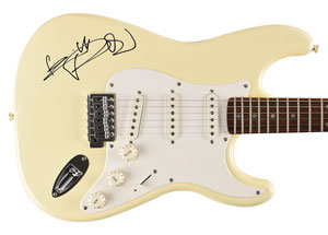 Lot #9359 Keith Richards Signed Guitar - Image 2