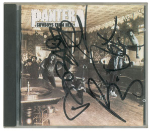 Lot #9260  Pantera Signed CD