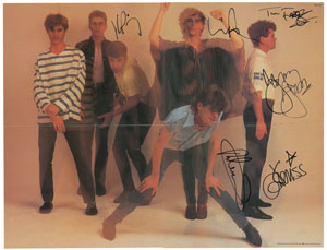 Lot #9252  INXS Signed Poster - Image 1