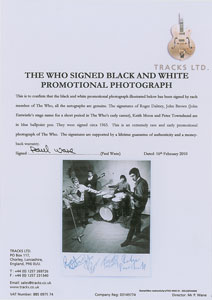 Lot #9034 The Who Signed Photograph - Image 8