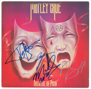 Lot #9456  Motley Crue Signed Album
